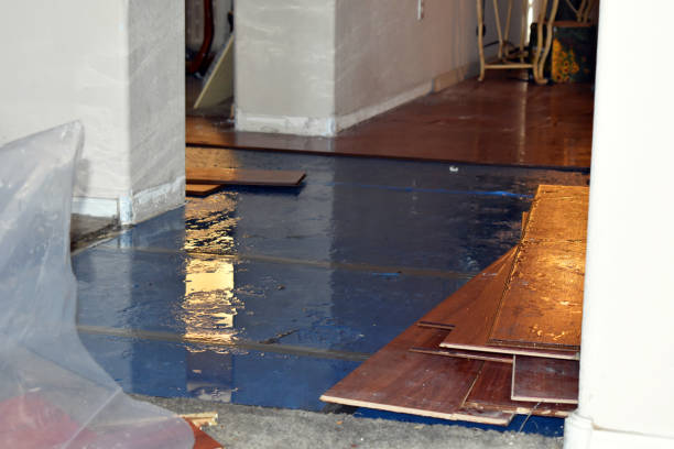 Professional Water Damage Restoration technician working in Shelter Island, NY